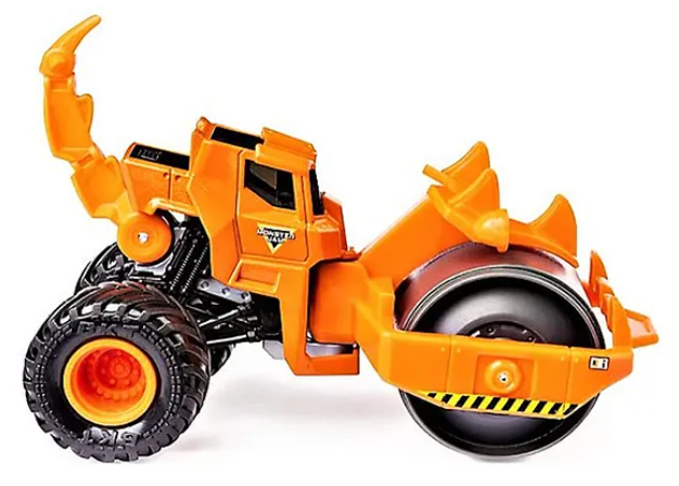 Dinosaur Model Construction Dessert Cruiser, Sand Buggy Unbreakable Truck Rock Crawler 4X4 Wheel Vehicles Dirt Squad Steamroller Monster Truck with Moving Parts for Kids (Pack of 3) Color May Vary