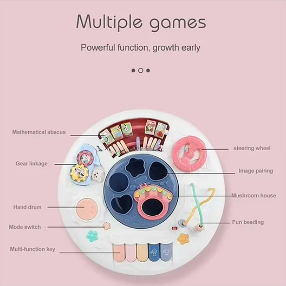 Musical Learning Table Toy Educational Musical Toy With Piano, Musical Activities Light And Sound For Kids And Babies - Multicolor