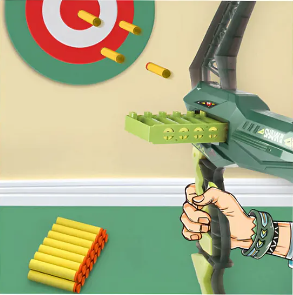 Shark Shoots Arrows Archery Toys For Kids Fun Educational Learning Kids Toys Outdoor Sports Toys (Pack of 1 Color May Vary)
