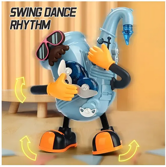 Musical Toy Mr. Rock Musical Cartoon Robot Singing And Dancing Toy With Lights And Music For Kids - Multicolor