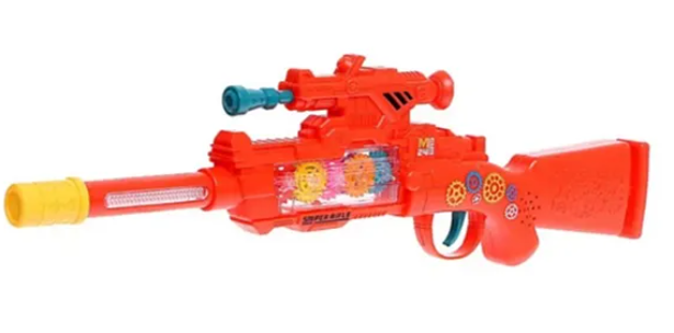 Electric Rifle Gun Toys For Kids With Lights & Music | Fun Educational Learning Kids Toys (Pack of 1 Color May Vary)