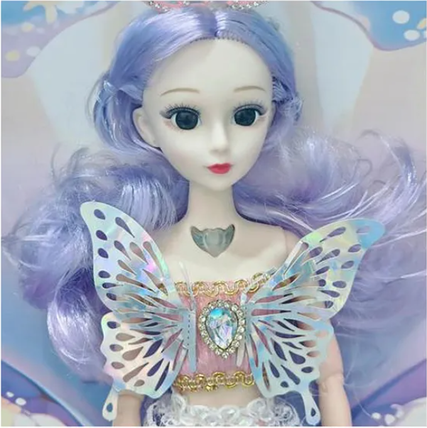 Musical Mariah Mermaid Fashion Doll Toys For Kids with 3D Eyes, Folding Pretend Play Gift for Girls Kids Role Play Toys (Pack of 1 Color & Design May Vary) - Height 35 cm