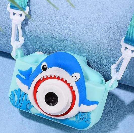 Digital Handy Portable Shark Camera Full HD 1080P 2.0 Screen with Inbuilt Game Multicolor