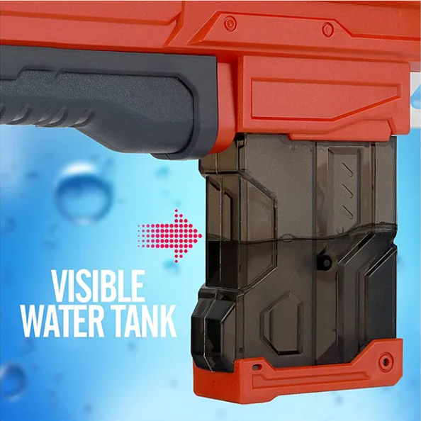 Chargeable Electric Water Gun Toy with High-Pressure Continuous Shooting 450 ml capacity Automatic water filling| Holi water Gun- Color May Vary