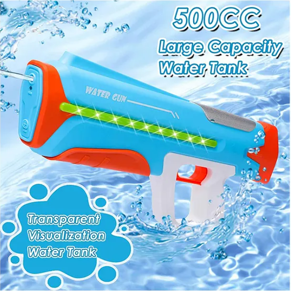 Electric water gun automatic water spray high pressure water play gun toy