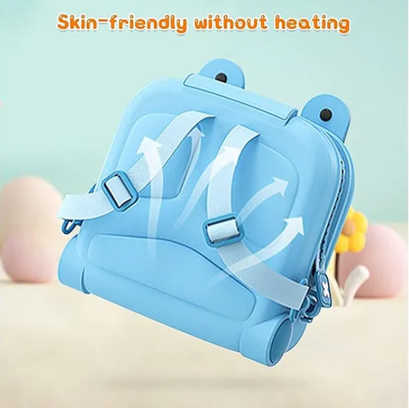Stylish Kids Cartoon Backpack Lightweight, Durable, and Easy to Clean School bag, picnic bag for Kids (Pack of 1 Color May Vary) - Height 11.4 Inches