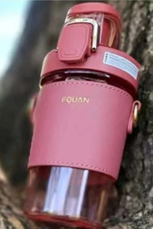 Unique Design Fquan Water Bottle BPA Free Drinking Bottle for Kids And Adults 500 ml Color May Vary