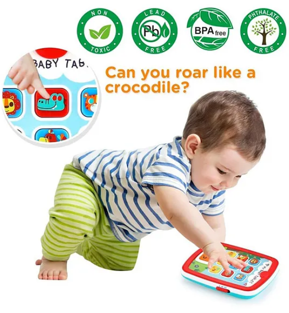 My Baby Tablet Toy Educational Animals Numbers And Color Cognative Learning Baby Tablet Toy For Babies And Kids - Multicolor