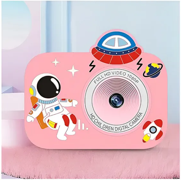Space Ultimate Digital Camera Digital Handy Portable Camera Full HD 1080P 2.0 Screen With Inbuilt Games - Pink