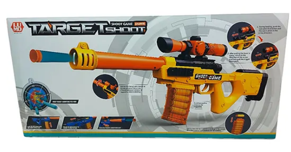 Target Shooting Rifle Gun Toys For Kids | Fun Educational Learning Kids Toys | Outdoor Sports Toys (Pack of 1 Color May Vary)
