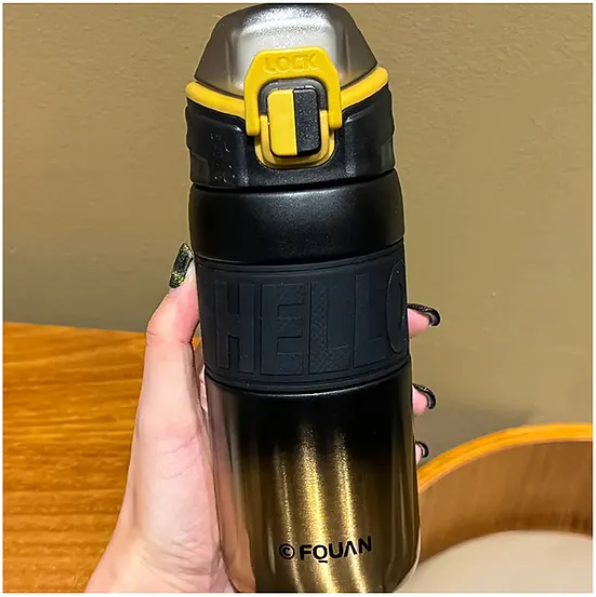 Hot And Cold Stainless Steel Thermos Flask Thermosteel Bottle, Insulated Water Bottle For Office Home Travel School Sports Water Bottle 660 ml (Pack of 1 Color May Vary)