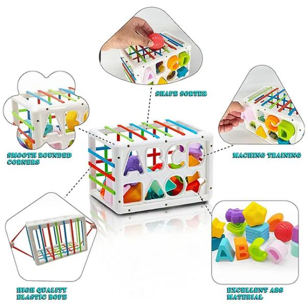 Alphabet Shape Sorter Baby Blocks