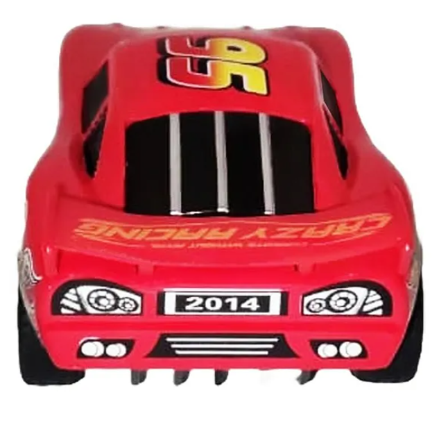 Amazing Mc-Queen Car Pull Back Toys For Kids with Lights And Sounds Die-Cast Racing Metal Cars Toys High Speed And Unbreakable Toy - Multicolor