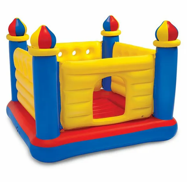 Inflatable Jump-O-Lene Playhouse Bouncer Trampoline - Multicolour