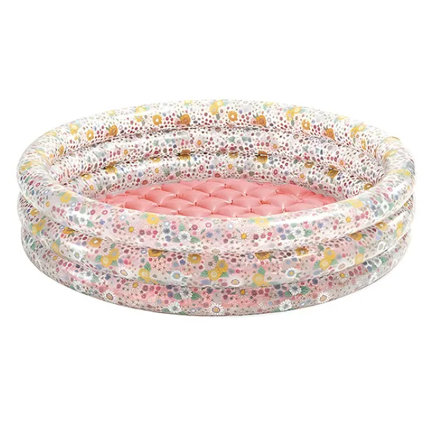Inflatable Pool Sweet Blossom Baby Pool Intex Swimming Pool For Babies Intex Pool Bath Tub For Kids Flowers Paddling Pool - Multicolor