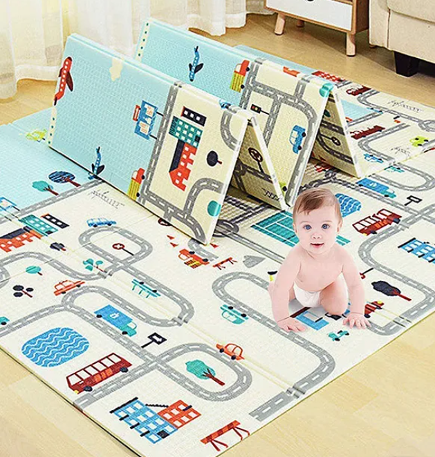 Double Sided Water Proof Extra Large Fordable Foam Baby Play Mat