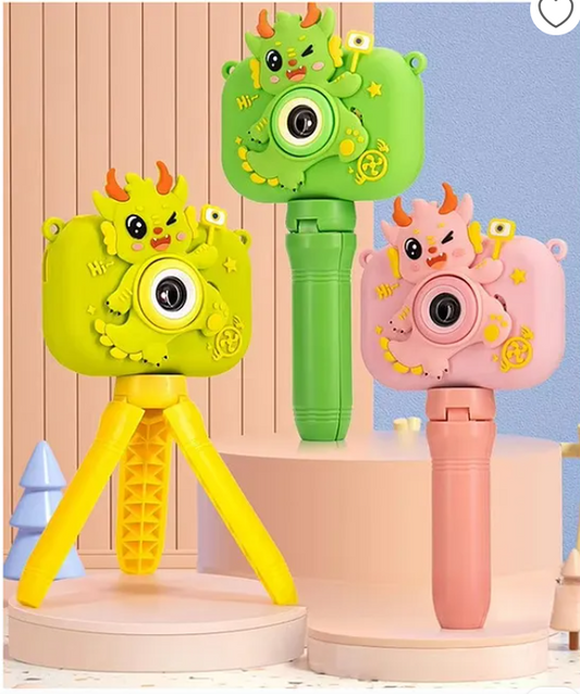 Digital Handy Portable Cute Cartoon Kids Camera Full HD 1080P 2.0 Screen with Inbuilt Games And Tripod Stand (Pack of 1 Color May Vary)