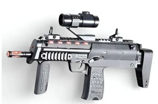 Musical Assault Gun Toys For Kids With LED Lights, Thrilling Sound And Laser Fun Entertainment Kids Toys - Multicolor