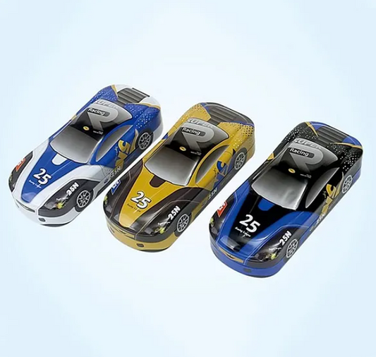 2 in 1 Super Car Metal Pencil Box for Kids Color May Vary