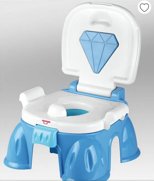 Musical Huanger Baby Potty Portable Kids Training Toilet With Music - Blue