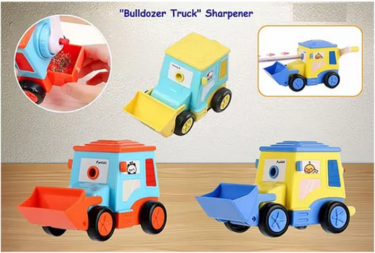 Bulldozer Shaped Table Sharpener with Moving Wheels