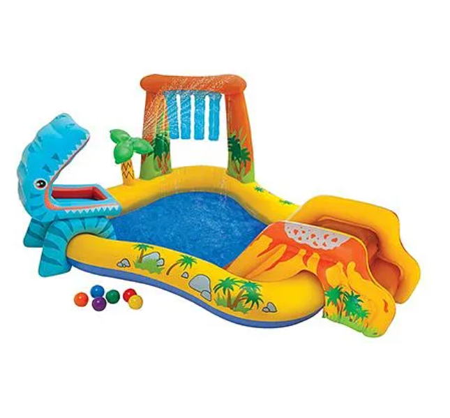 Dinosaur Play Centre Pool - Blue