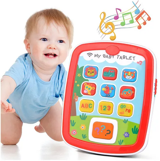 My Baby Tablet Toy Educational Animals Numbers And Color Cognative Learning Baby Tablet Toy For Babies And Kids - Multicolor