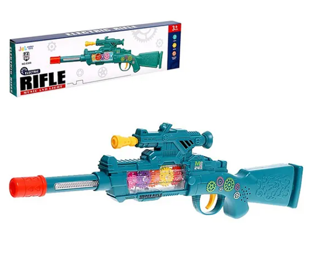 Electric Rifle Gun Toys For Kids With Lights & Music | Fun Educational Learning Kids Toys (Pack of 1 Color May Vary)