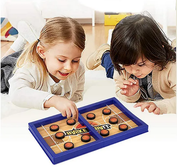 String Basket Ball Table Board Game - Multicolour