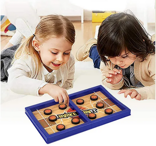 String Basket Ball Table Board Game - Multicolour