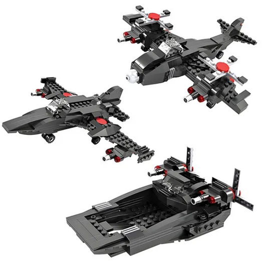 Building Blocks 3 In 1 Architect Air Fighter Bricks Blocks Toys For Kids Fun And Educational Toys For Kids 231 Pcs - Multicolor