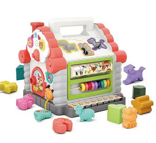 Fun Tree House Activity Cube Toy - Multicolour