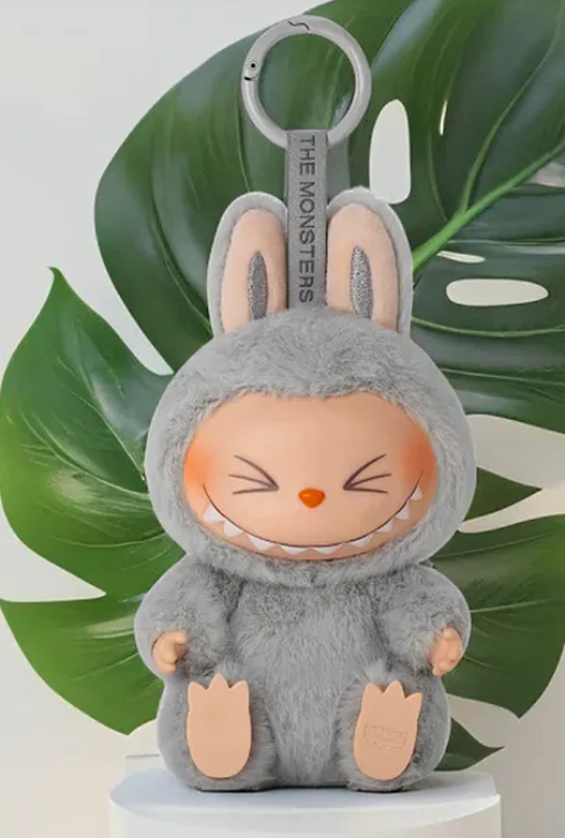 Cute Labubu Have a Seat Vinyl Plush Keychain Mystery Box Collectible Toy for Kids & Adults 15 cm (Pack of 1 - Color and Design May Vary)