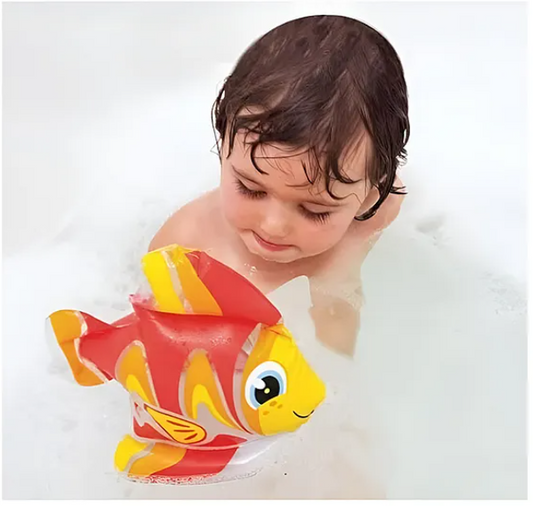 Inflatable Tropical Fish Duck Flamingo Whale Water Toys Baby Pool Toys Intex Swimming Pool Toys For Babies Kids Intex Pool Toys (Pack of 1 - Design And Color May Vary)
