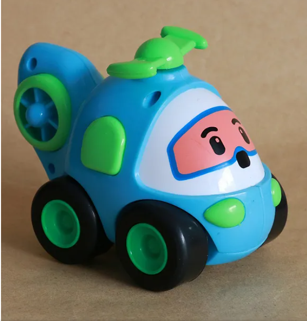 Friction Powered Rescue Team Toy Car Set For Kids 4 pieces - Multicolor