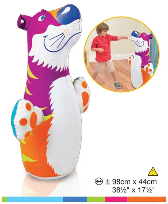 3D Animal Print Hit Me Toy (Colour & Print May Vary)