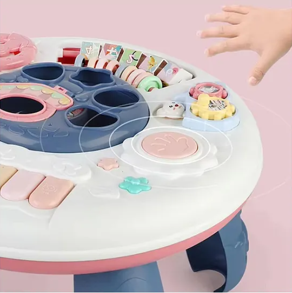 Musical Learning Table Toy Educational Musical Toy With Piano, Musical Activities Light And Sound For Kids And Babies - Multicolor