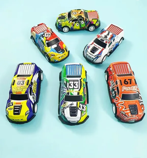 24 Pcs Colorful Alloy Metal Die-cast Pull Back Powered Racing Car Toys For Kids Fun Entertainment Engaging Kids Toys Multicolor